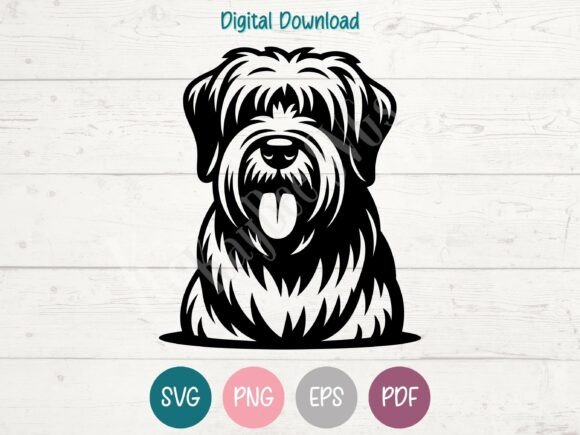 Briard Dog SVG PNG EPS PDF Design
