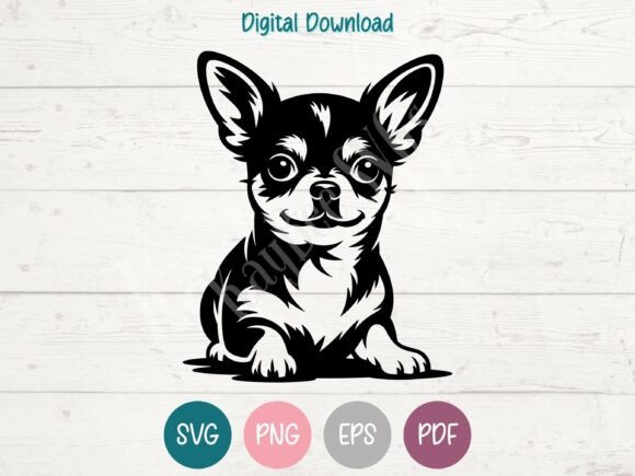 Chihuahua Dog SVG PNG EPS PDF Design