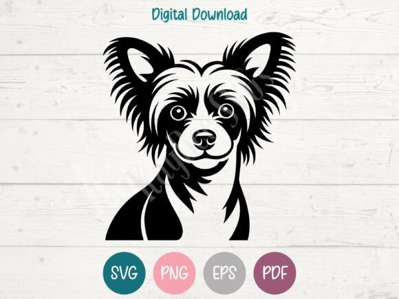 Chinese Crested Dog SVG PNG EPS PDF