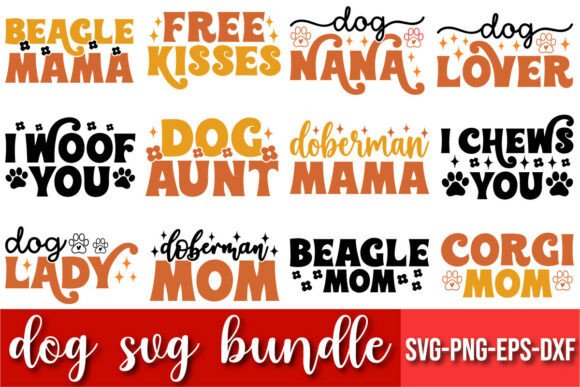 Dog SVG Bundle, Pet SVG Design