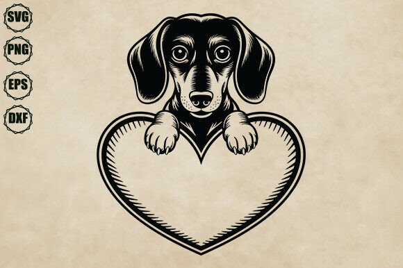 Dog Svg, Dachshund Svg