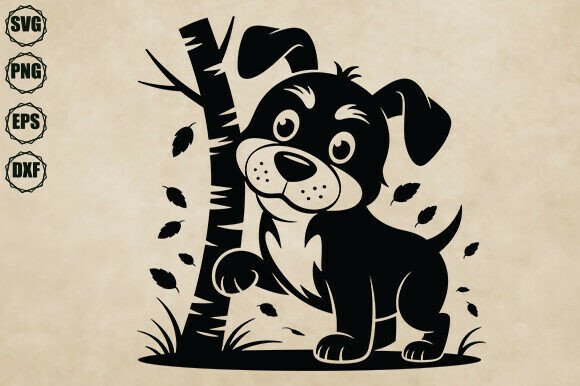 Dog Svg, Puppy Svg, Cute Dog Svg