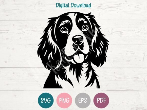 English Springer Spaniel Dog SVG PNG