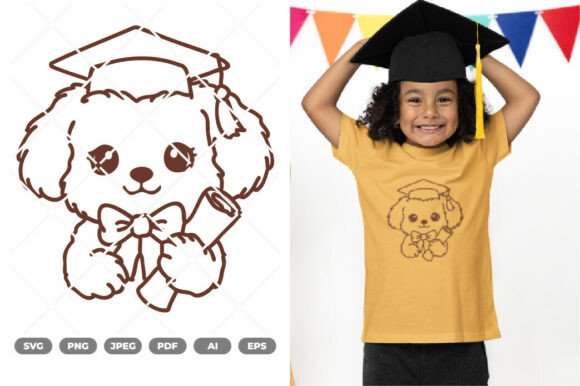 Graduation Dog SVG Clipart Review