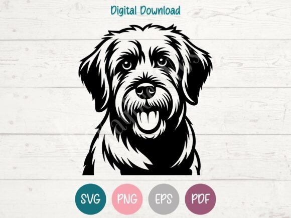 Labradoodle Dog SVG PNG EPS PDF Design