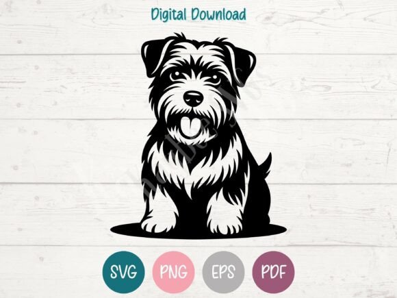 Norfolk Terrier Dog SVG PNG EPS PDF