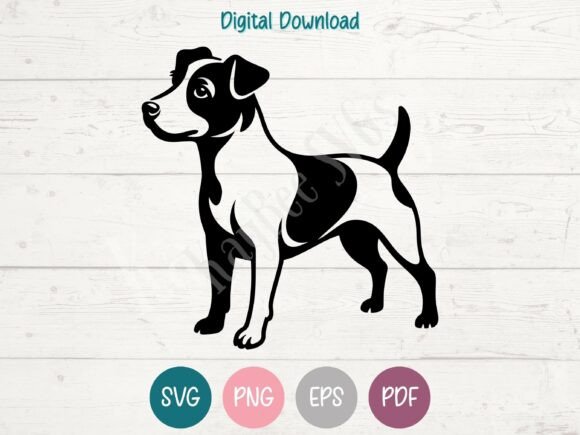 Parson Russell Terrier Dog SVG PNG EPS