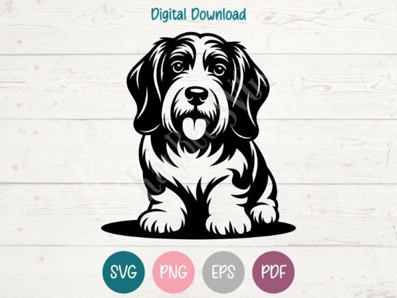 Petit Basset Griffon Vendéen Dog SVG