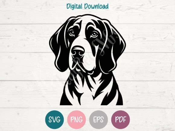 Redbone Coonhound Dog SVG PNG EPS PDF