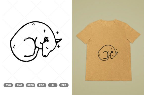 Sleeping Dog SVG Clipart Review