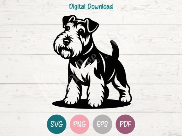 Welsh Terrier Dog SVG PNG EPS PDF