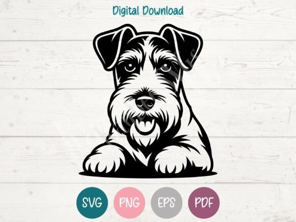 Wire Fox Terrier Dog SVG PNG EPS PDF